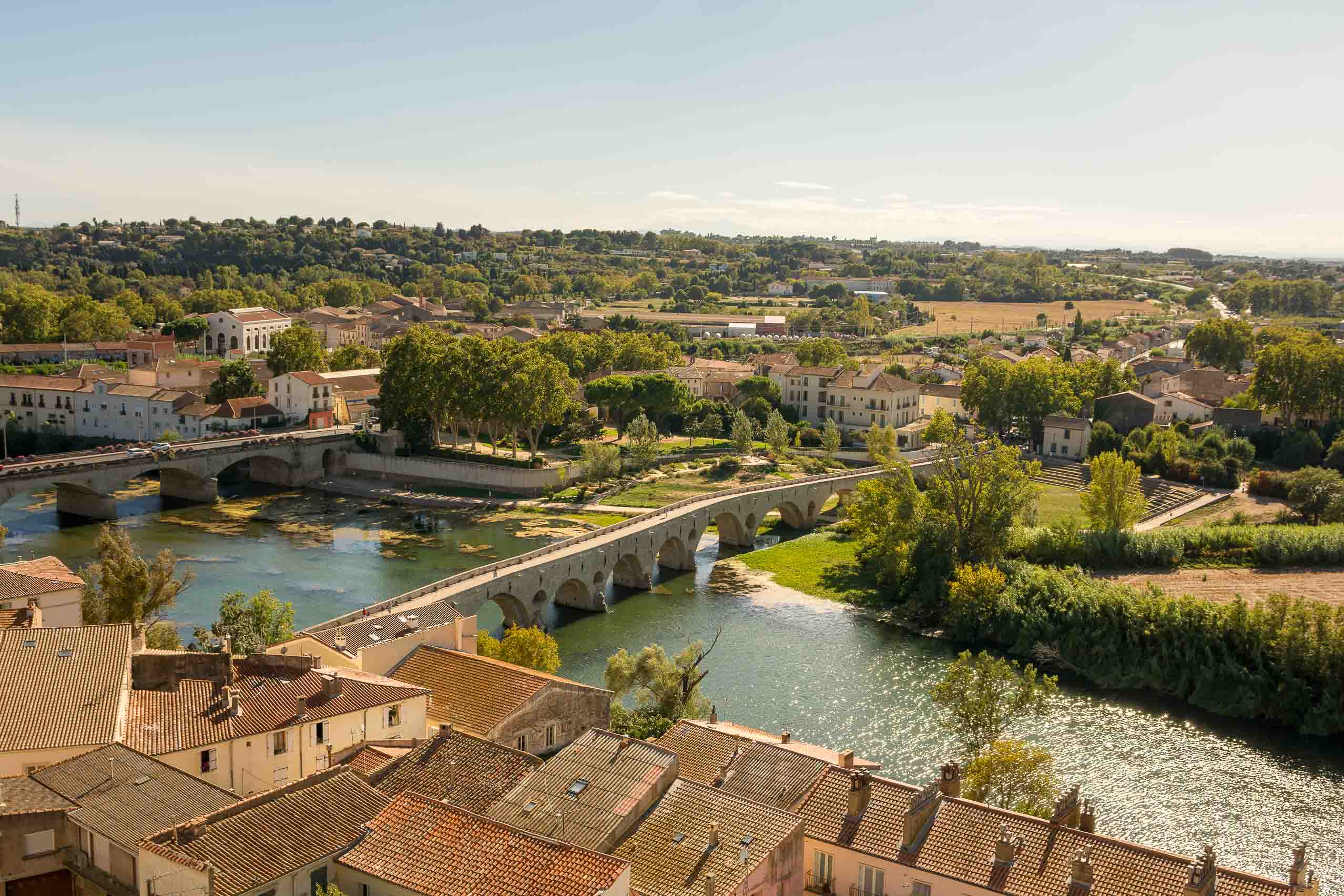 De sluis van Vileneuve-l&egrave;s-B&eacute;ziers